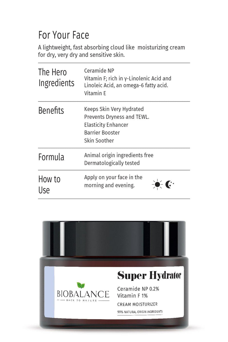 Bio Balance Super Hydrator Intensive Moisturizing Cream - Skin Society {{ shop.address.country }}