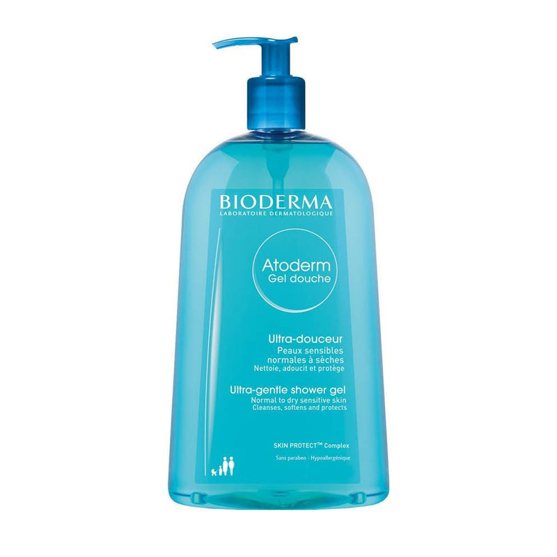 Bioderma Atoderm Gel Douche - Ultra-Gentle Shower Gel for Normal to Dry Sensitive Skin - Skin Society {{ shop.address.country }}