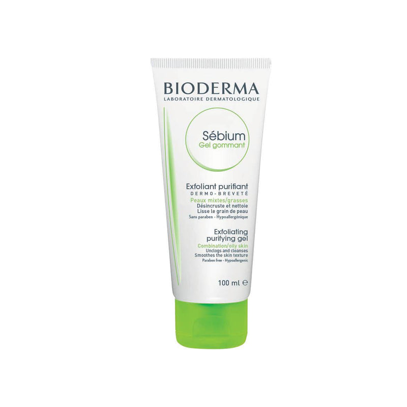 Bioderma Sébium Gel Gommant - Exfoliating Purifying Gel for Combination, Oily Skin - Skin Society {{ shop.address.country }}