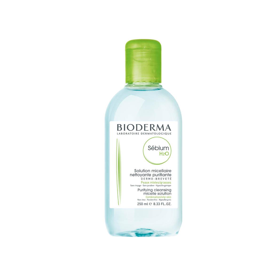 Bioderma Sébium H2O - Purifying Cleansing Micelle Solution for Combination, Oily Skin - Skin Society {{ shop.address.country }}
