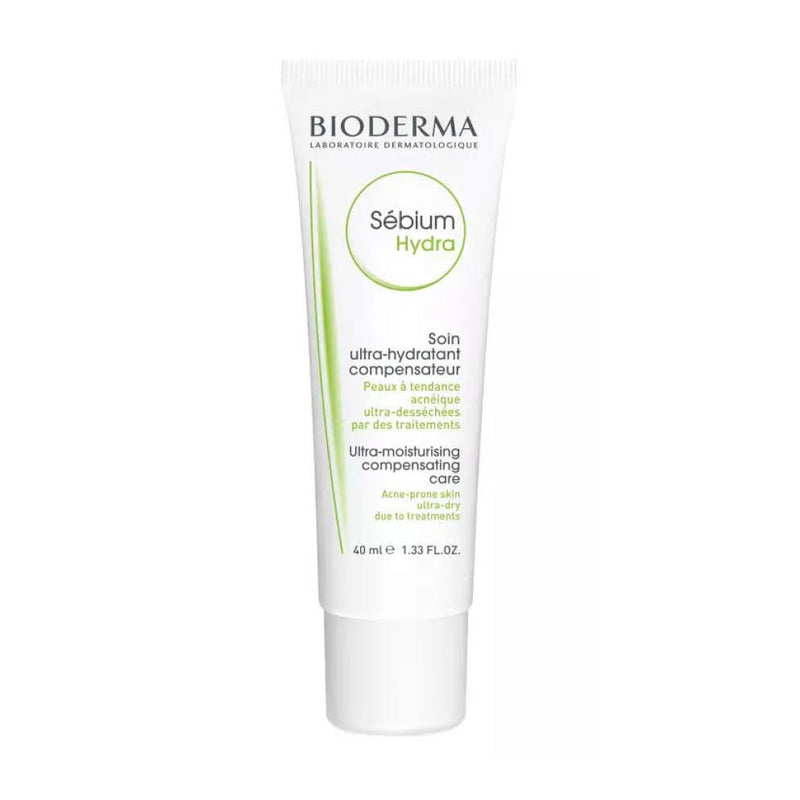 Bioderma Sébium Hydra - Ultra-Moisturising Compensating Care for Acne-Prone Skin Ultra-Dry Due to Treatments - Skin Society {{ shop.address.country }}