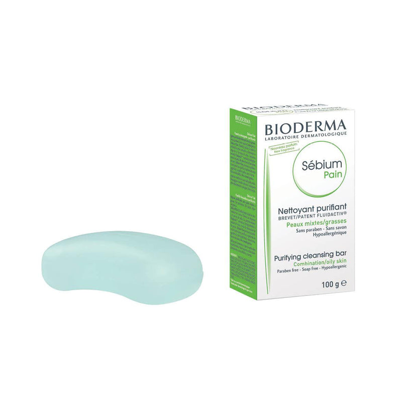 Bioderma Sébium Pain - Purifying Cleansing Bar for Combination, Oily Skin - Skin Society {{ shop.address.country }}