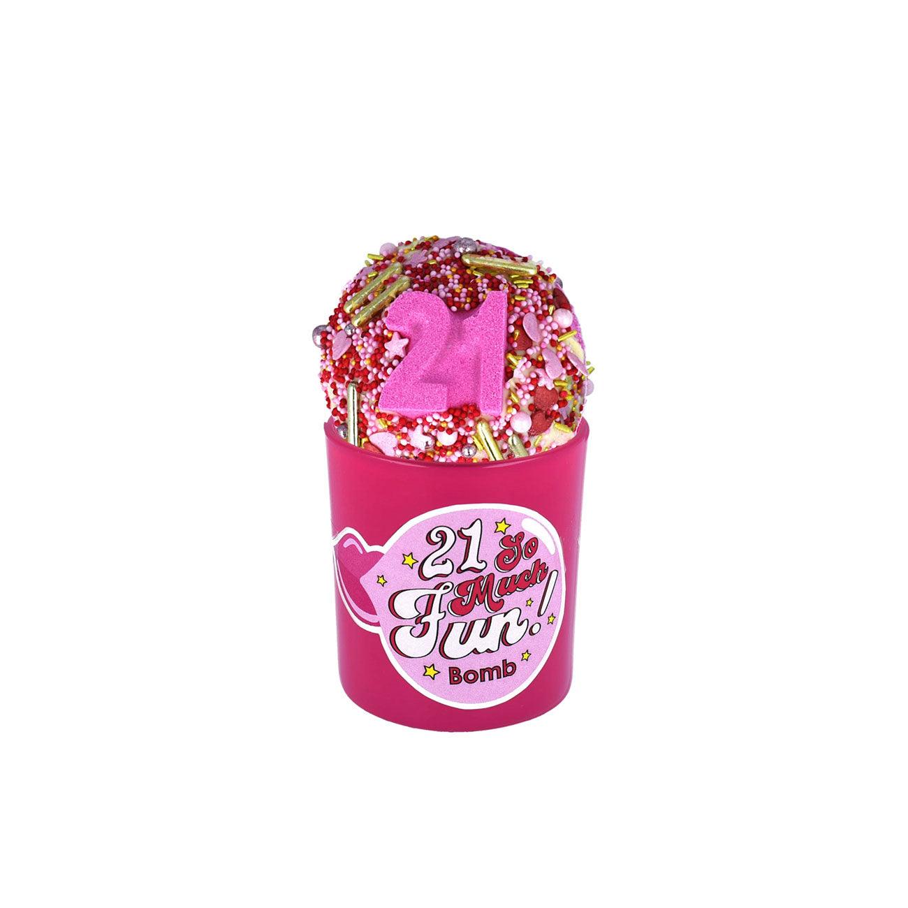 Bomb Cosmetics 21 & So Much Fun Glow Up Bath Bomb & Candle Duo - Skin Society {{ shop.address.country }}