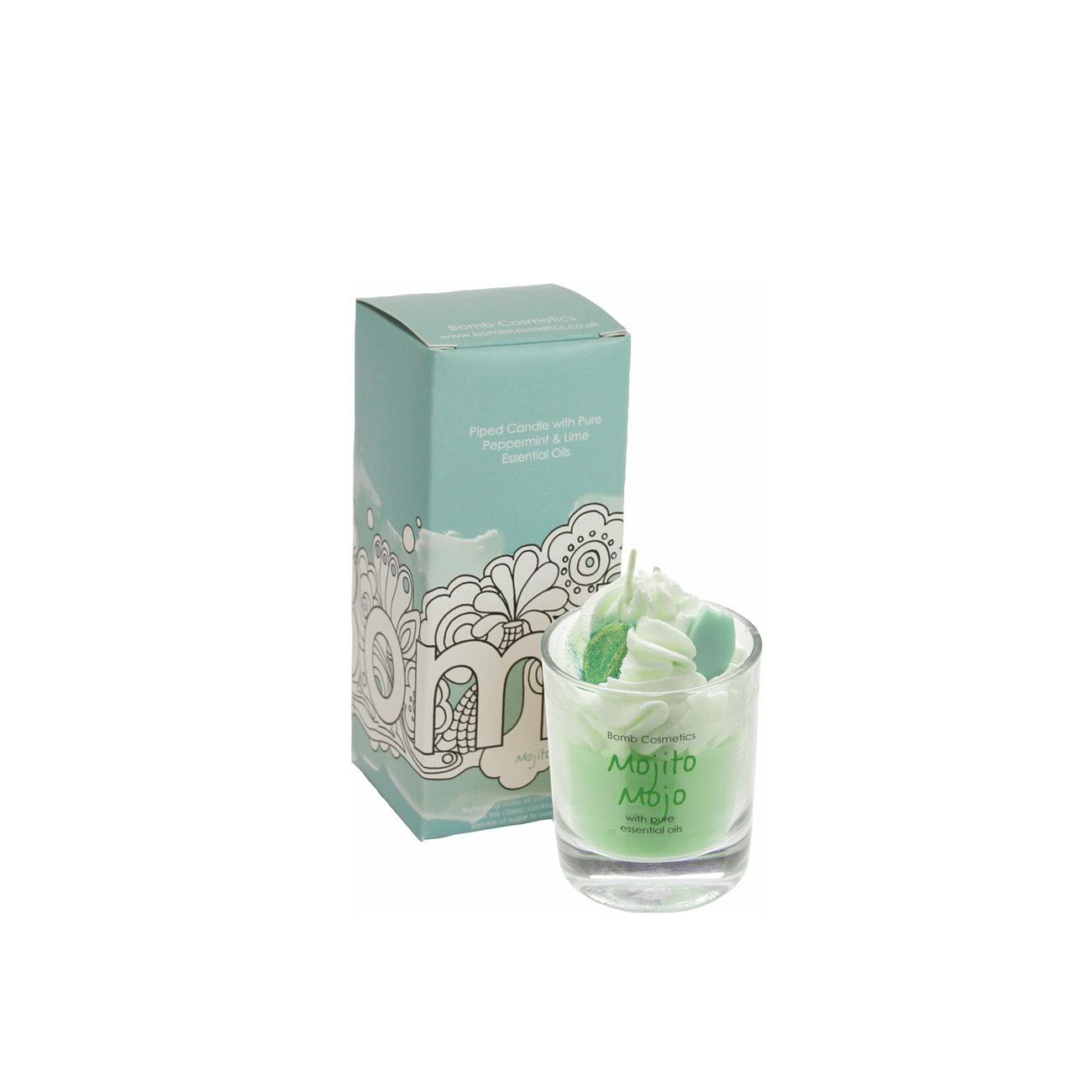 Bomb Cosmetics Mojito Mojo Piped Candle - Skin Society {{ shop.address.country }}