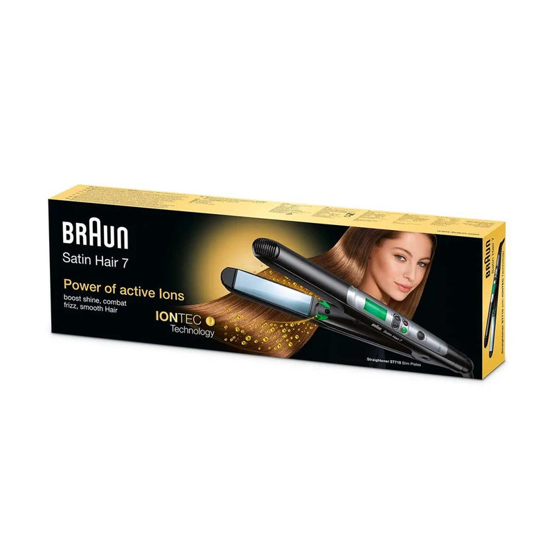 Braun Satin Hair 7 Straightener with IONTEC ST710 - Skin Society {{ shop.address.country }}