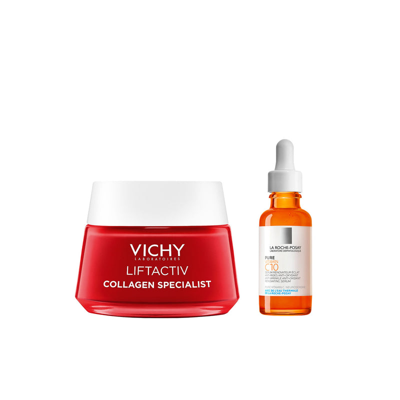 Liftactiv Collagen Specialist & Pure Vitamin C10 Serum Duo