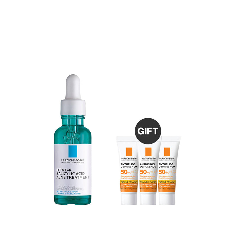 Effaclar Ultra Concentrated Serum with Anthelios UVMUNE SPF50 as Gifts