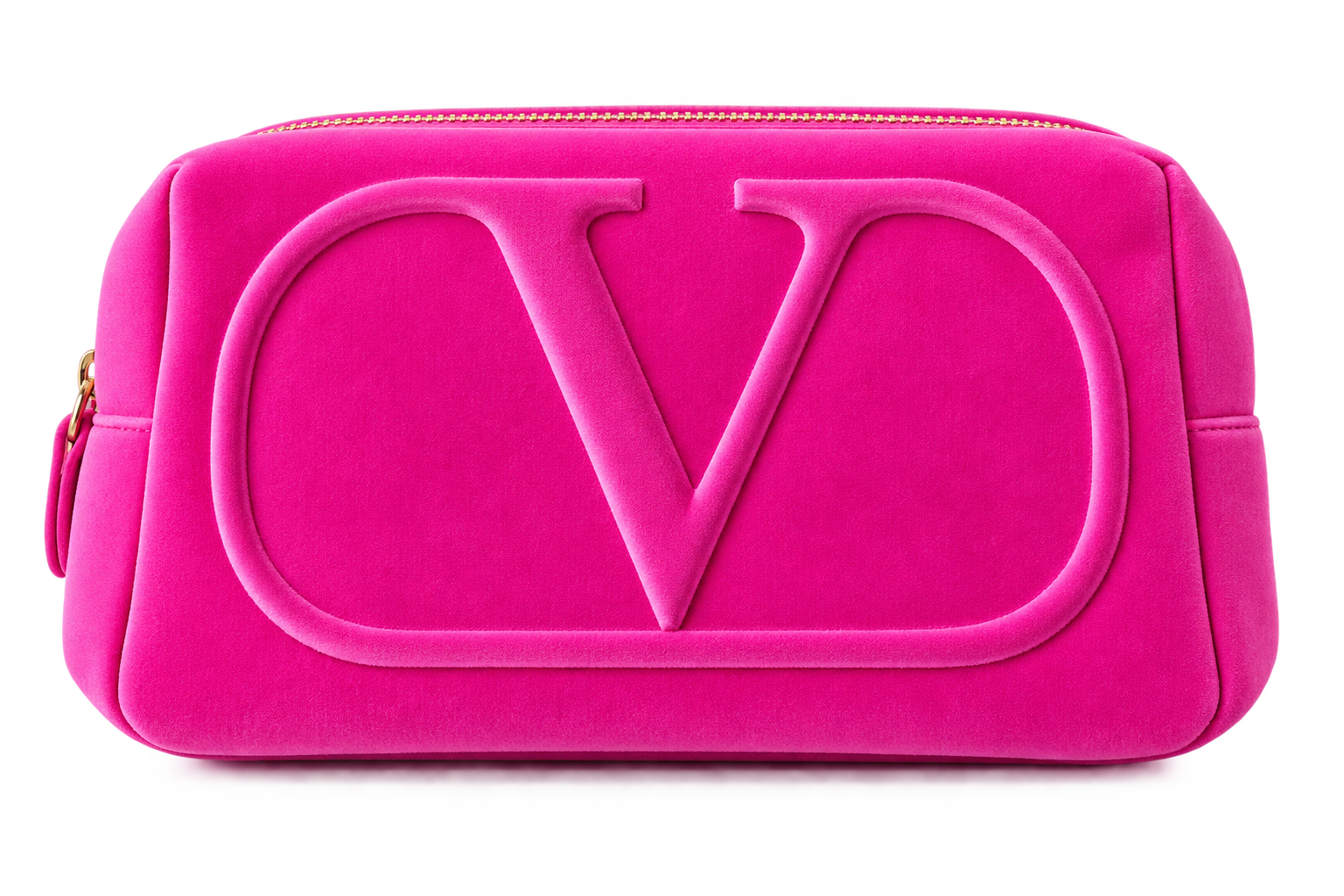 Valentino Pink Fur Pouch - Gift