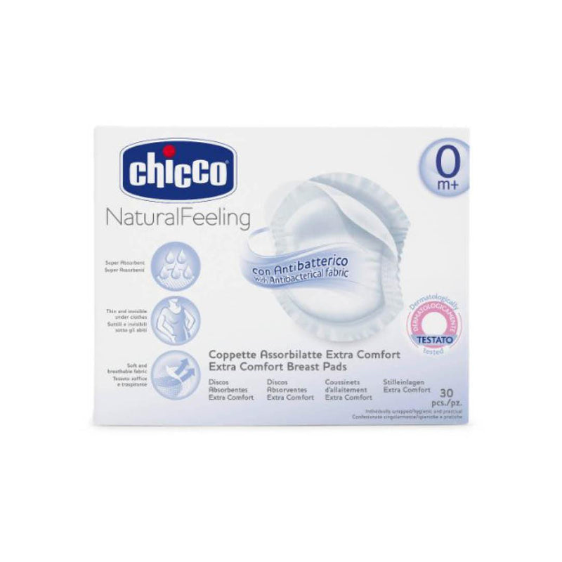 Chicco Breast Pads 30 pcs - Skin Society {{ shop.address.country }}