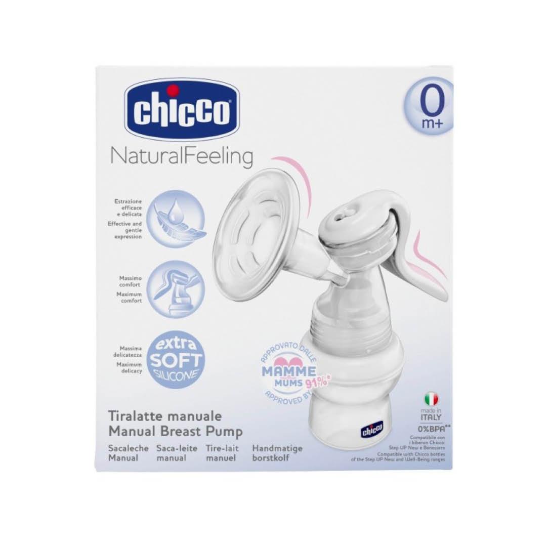 Chicco Natural Feeling Manual Breast Pump - Skin Society {{ shop.address.country }}