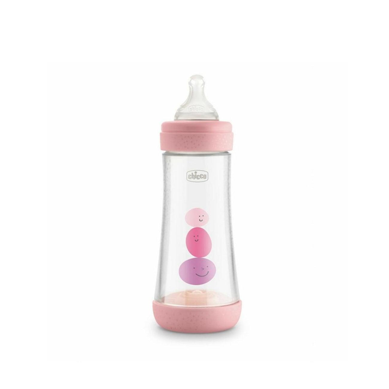Chicco Perfect 5 Feeding Bottle Fast Flow Silicone 4m+ - Skin Society {{ shop.address.country }}
