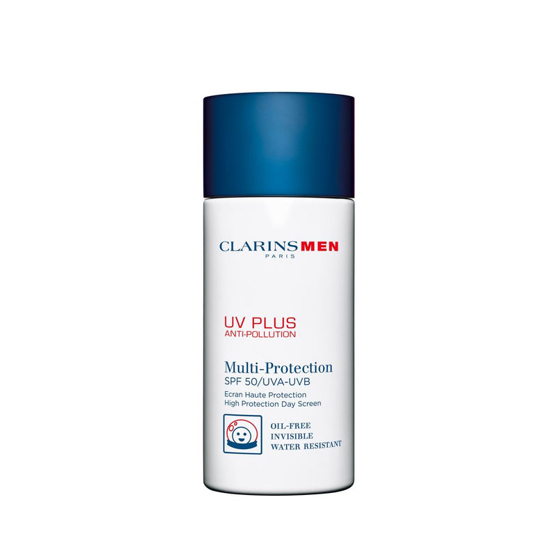 Clarins ClarinsMen UV-Plus Anti-Pollution - Multi Protection SPF50 - Skin Society {{ shop.address.country }}