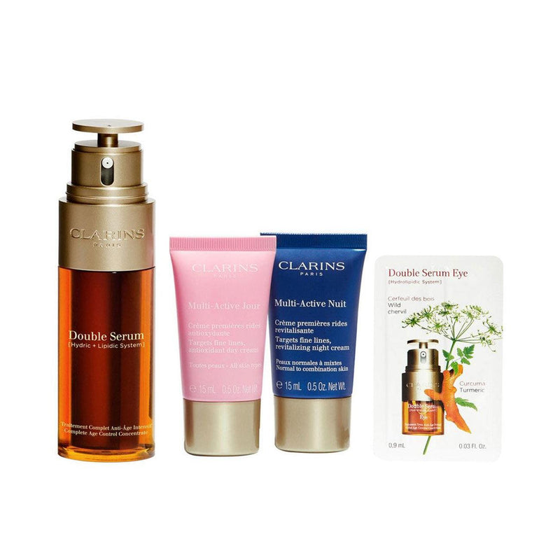 Clarins Double Serum & Multi-Active Collection - Skin Society {{ shop.address.country }}
