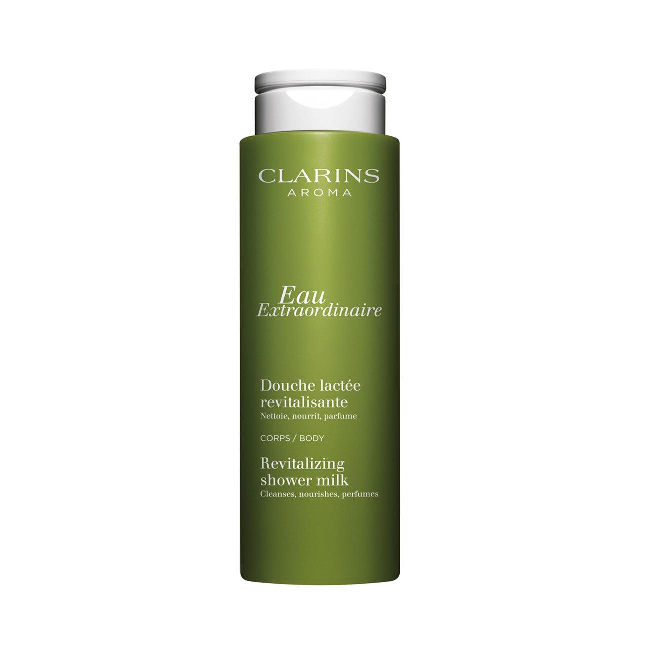 Clarins Eau Extraordinaire Revitalizing Shower Milk - Skin Society {{ shop.address.country }}