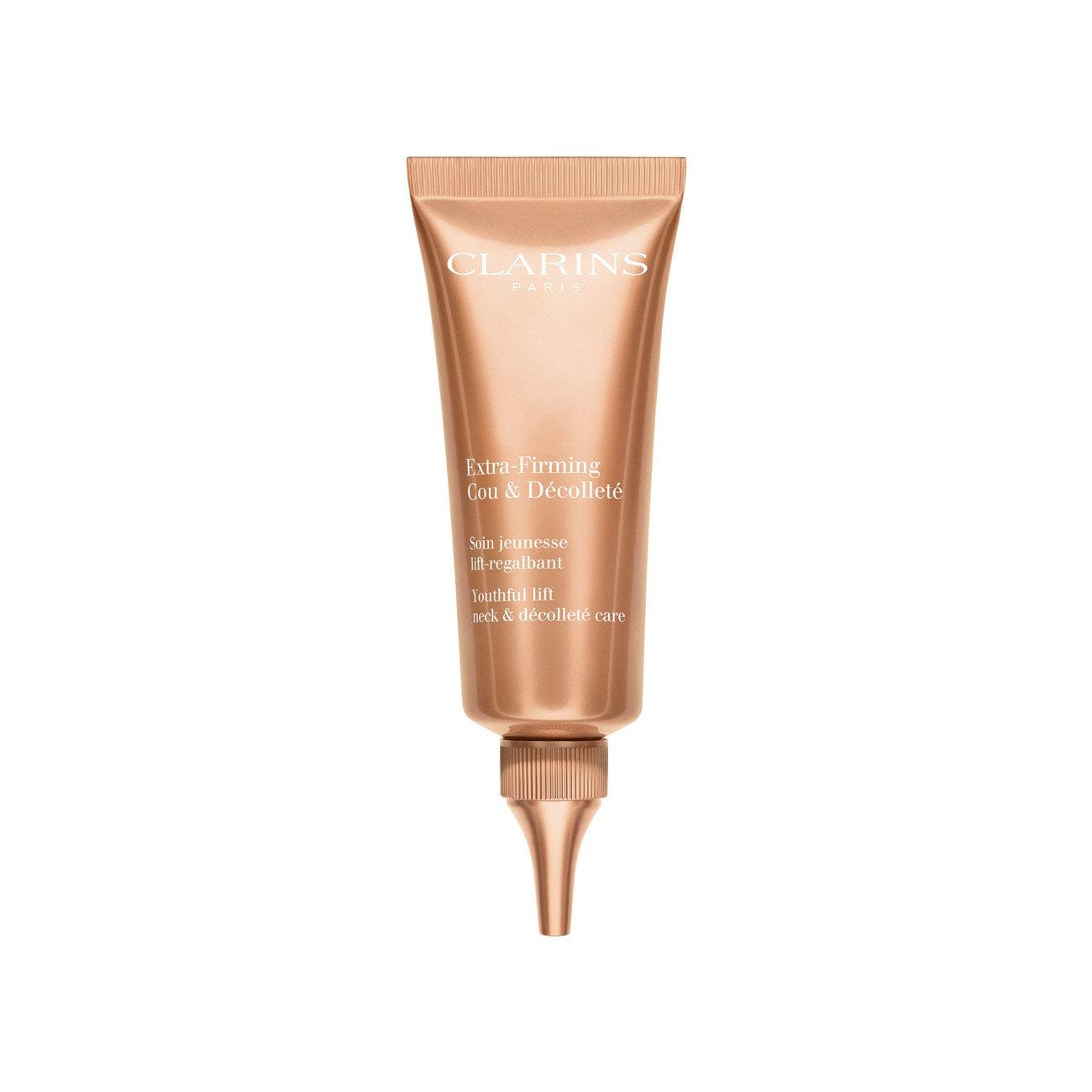Clarins Extra-Firming Youthful Lift Neck & Décolleté Care - Skin Society {{ shop.address.country }}