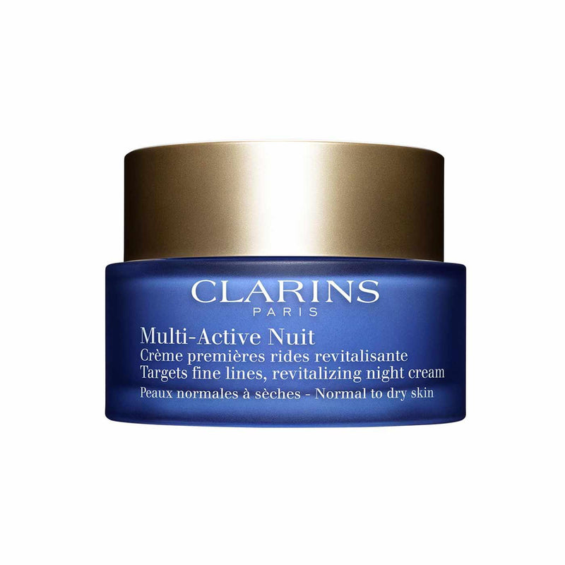 Clarins Multi-Active Nuit Revitalizing Night Cream - Normal to Dry Skin - Skin Society {{ shop.address.country }}