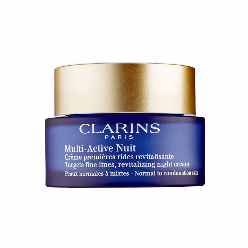 Clarins Multi-Active Nuit Targets Fine Lines Revitalizing Night Cream - Normal to Combination Skin - Skin Society {{ shop.address.country }}