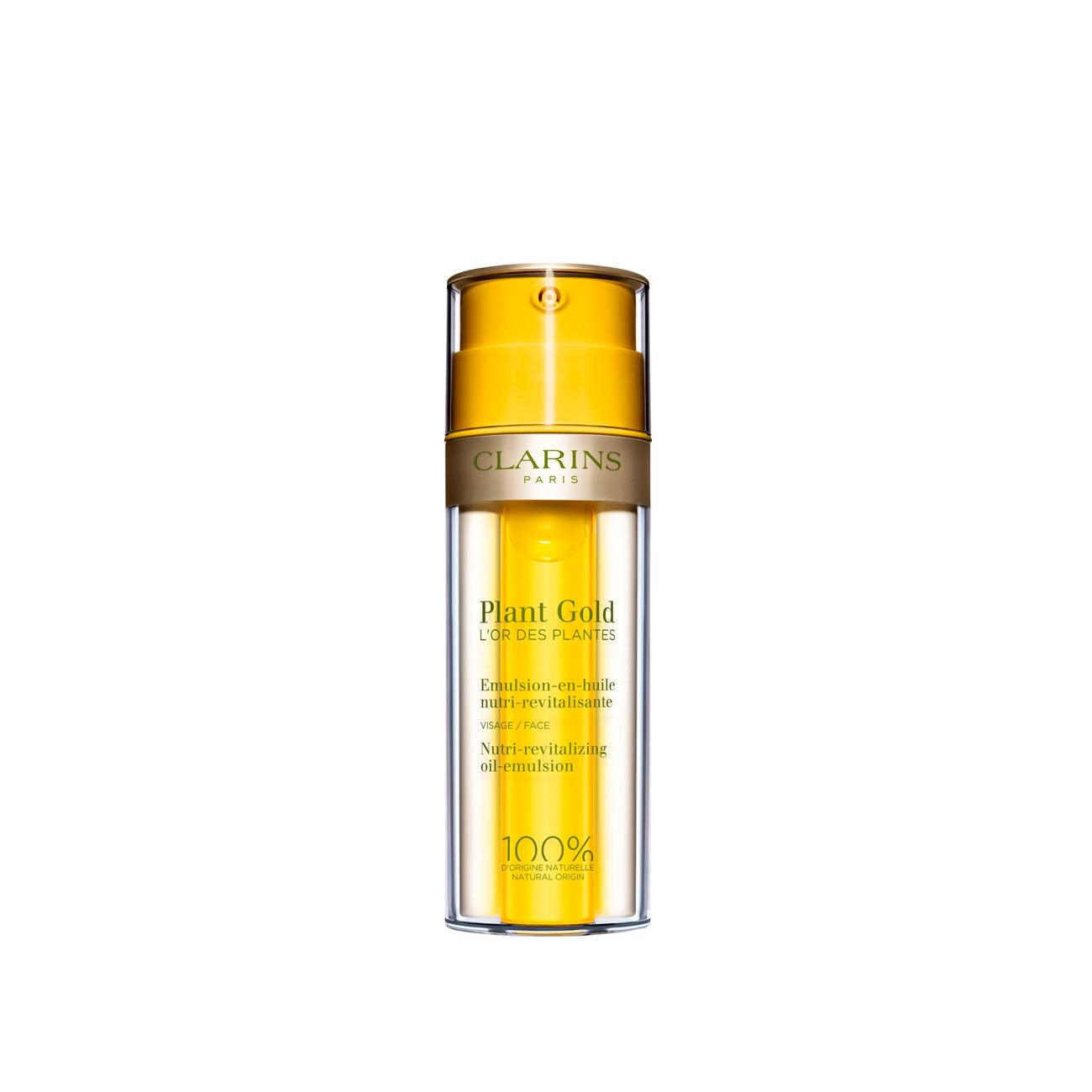 Clarins Plant Gold Nutri-Revitalizing Oil-Emulsion - Face - Skin Society {{ shop.address.country }}