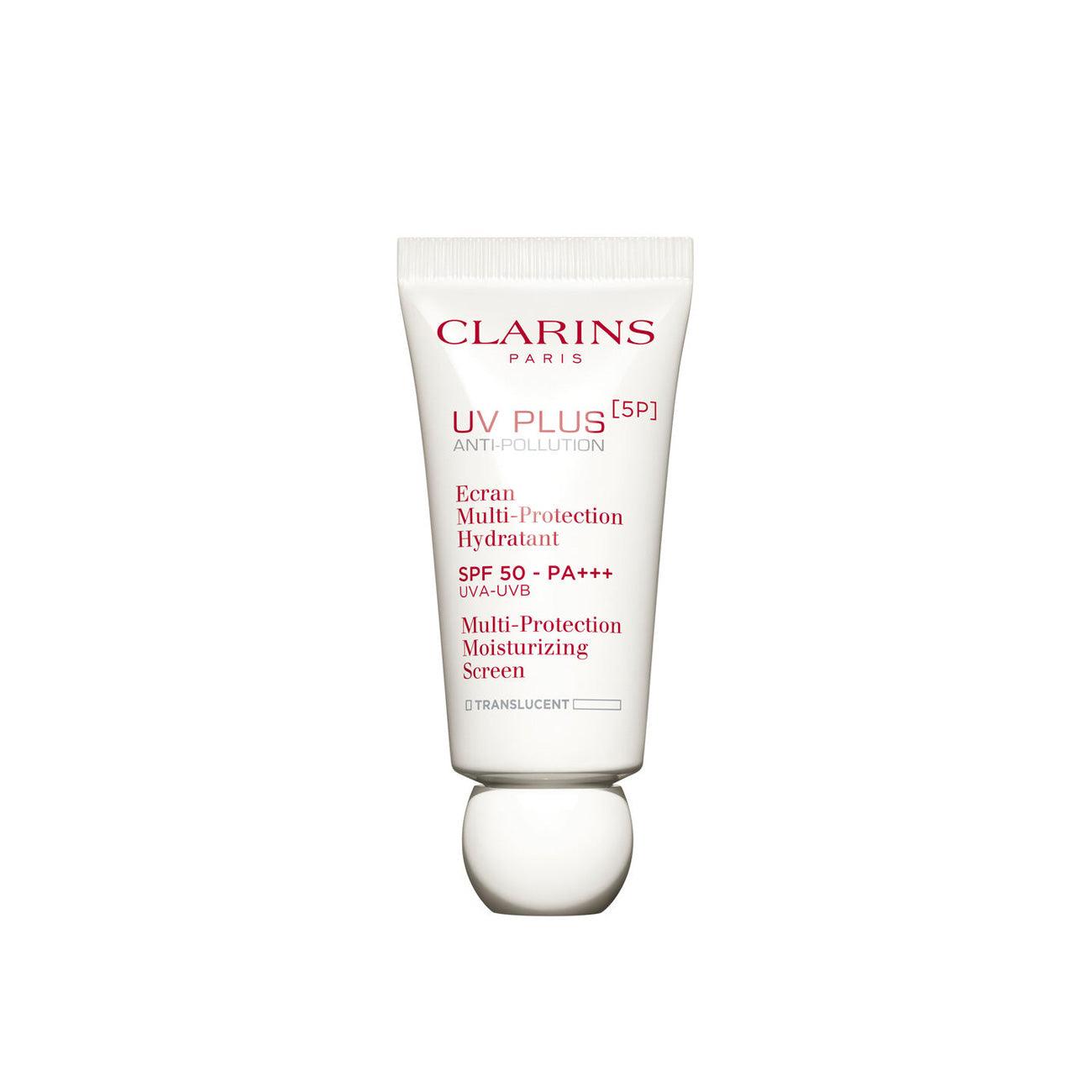 Clarins UV PLUS Anti-Pollution Sunscreen Multi-Protection Broad Spectrum SPF 50 - Skin Society {{ shop.address.country }}