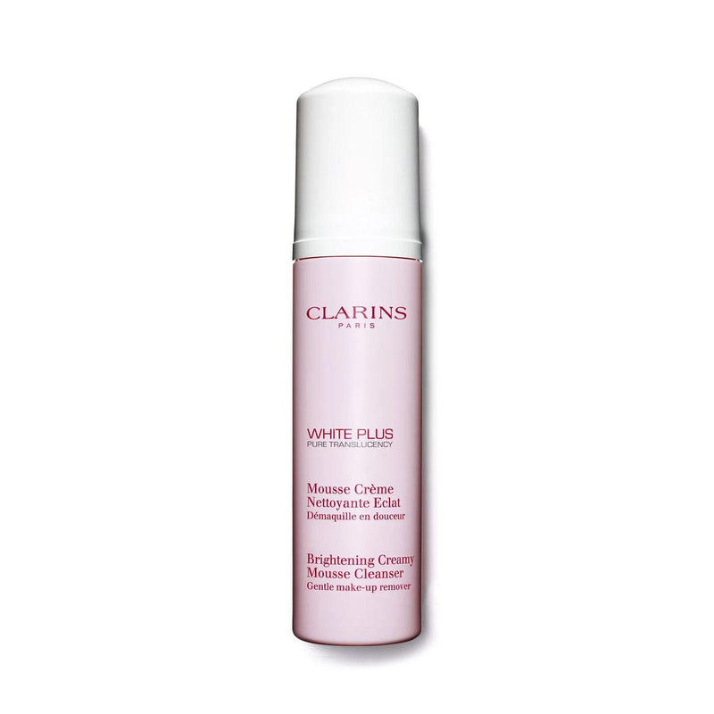 Clarins White Plus Pure Translucency - Brightening Creamy Mousse Cleanser - Skin Society {{ shop.address.country }}