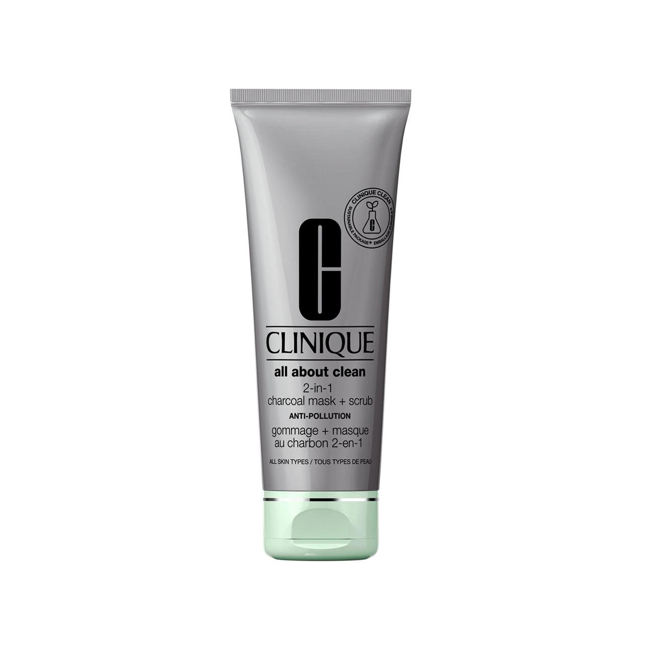 Clinique All About Clean™ 2-in-1 Charcoal Mask + Scrub - Skin Society {{ shop.address.country }}
