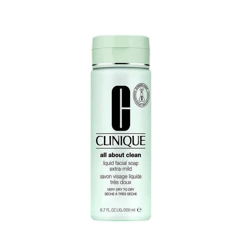 Clinique Liquid Facial Soap Extra Mild - Very Dry to Dry Skin - Skin Society {{ shop.address.country }}