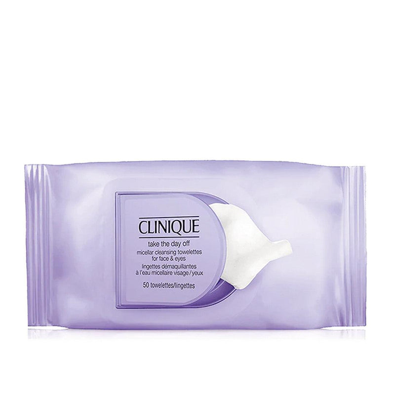 Clinique Take the Day Off Micellar Cleansing Towelettes for Face & Eyes - 50 Towelettes - Skin Society {{ shop.address.country }}