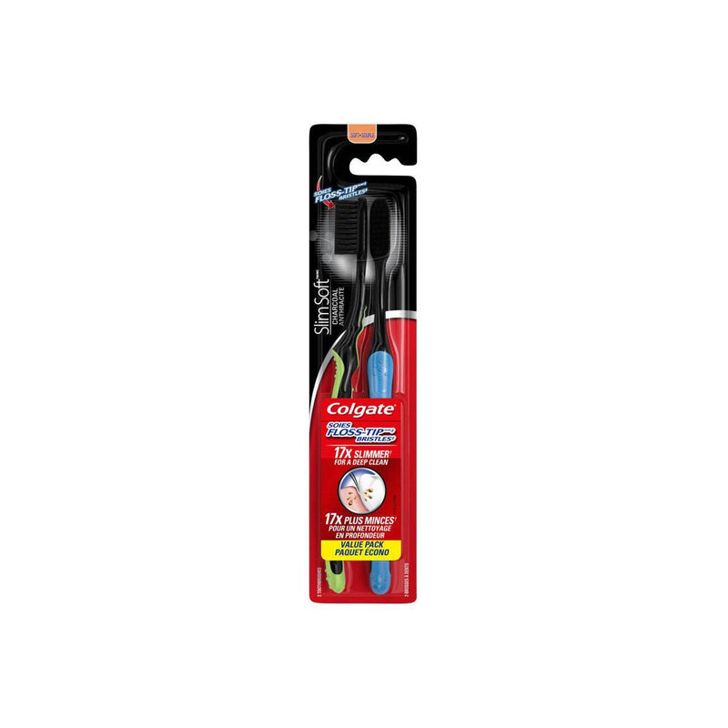 Colgate Micro Thin Black Toothbrush Soft - Pack of 2 - Skin Society {{ shop.address.country }}