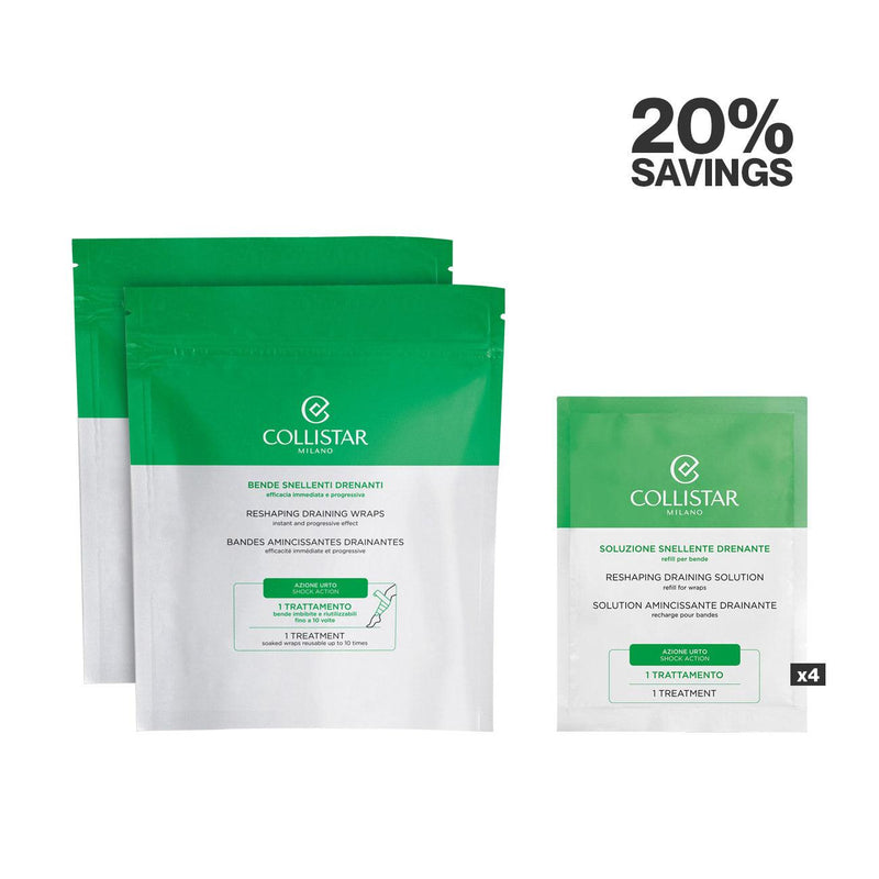 Collistar Reshaping Draining Wraps Duo - Skin Society {{ shop.address.country }}