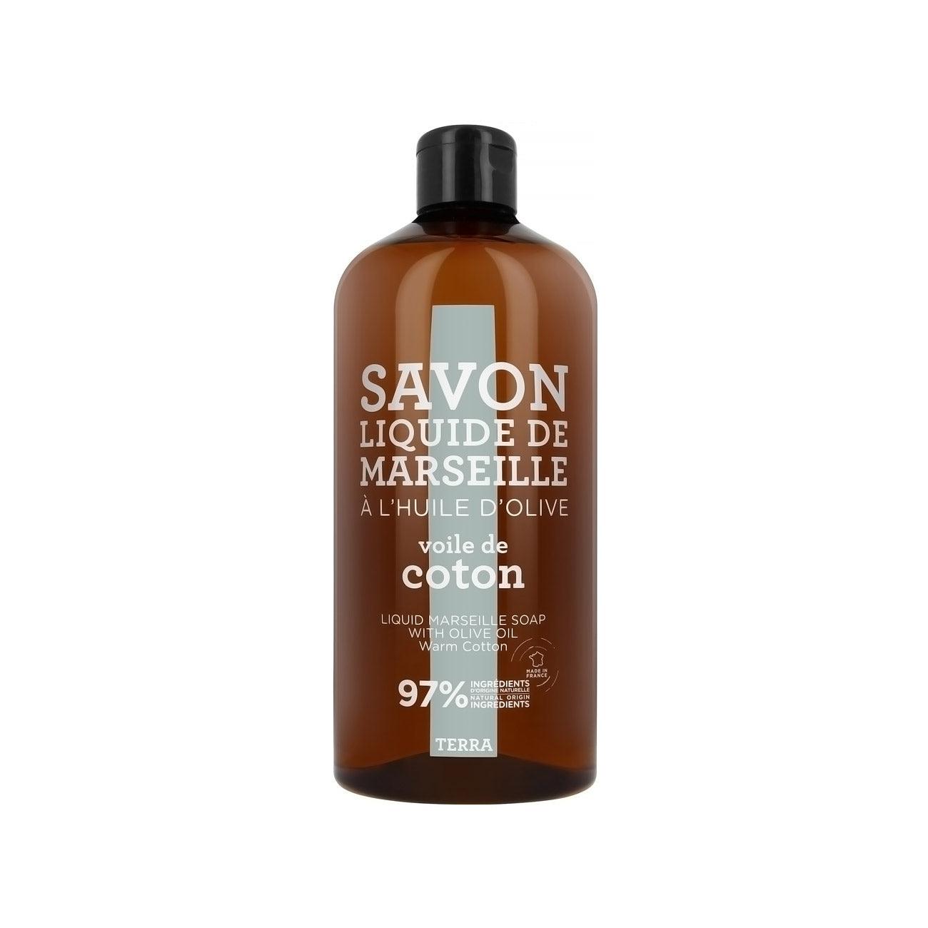 Compagnie De Provence Terra Liquid Marseille Soap Warm Cotton Refill - Skin Society {{ shop.address.country }}