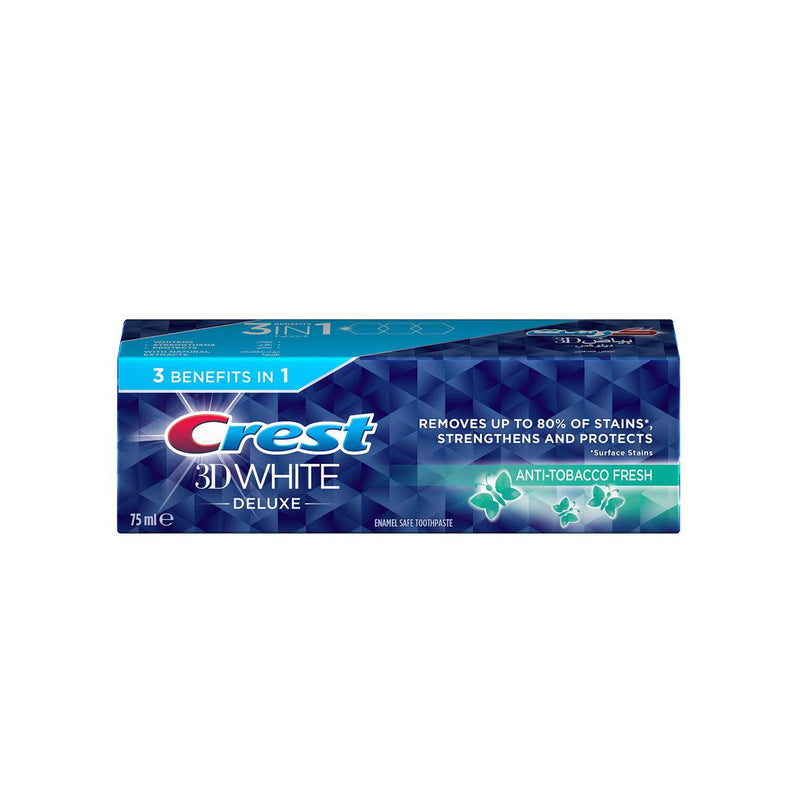 Crest 3D White Anti Tobacco Toothpaste - Skin Society {{ shop.address.country }}