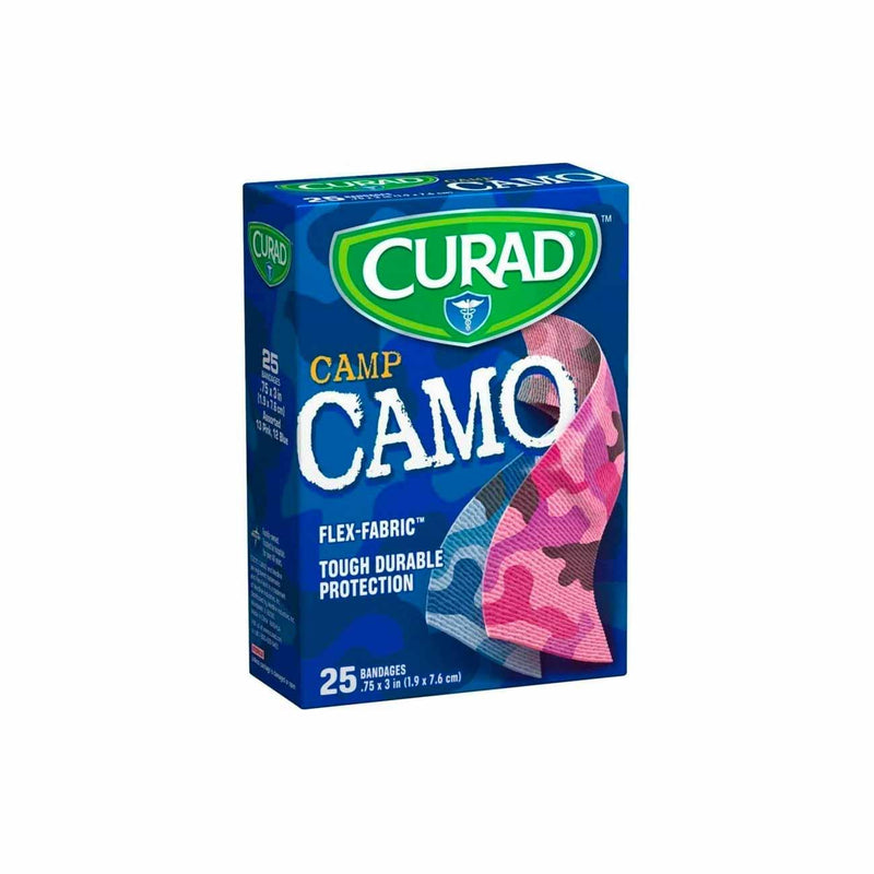 Curad Camp CAMO Bandages - Box of 25 - Skin Society {{ shop.address.country }}