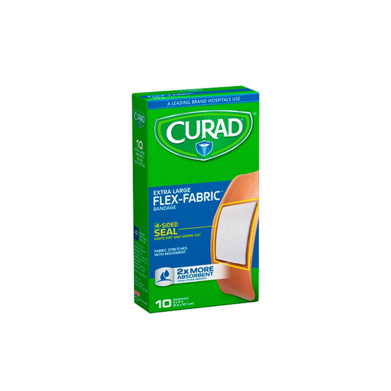 Curad Extra Large Flex-Fabric Bandages - Box of 10 - Skin Society {{ shop.address.country }}