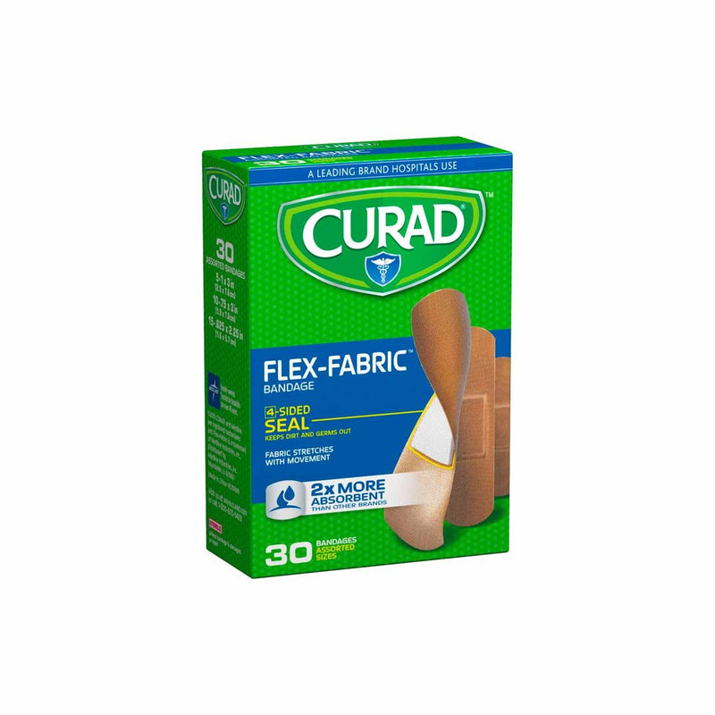 Curad Flex Fabric Bandages - Box of 30 - Skin Society {{ shop.address.country }}
