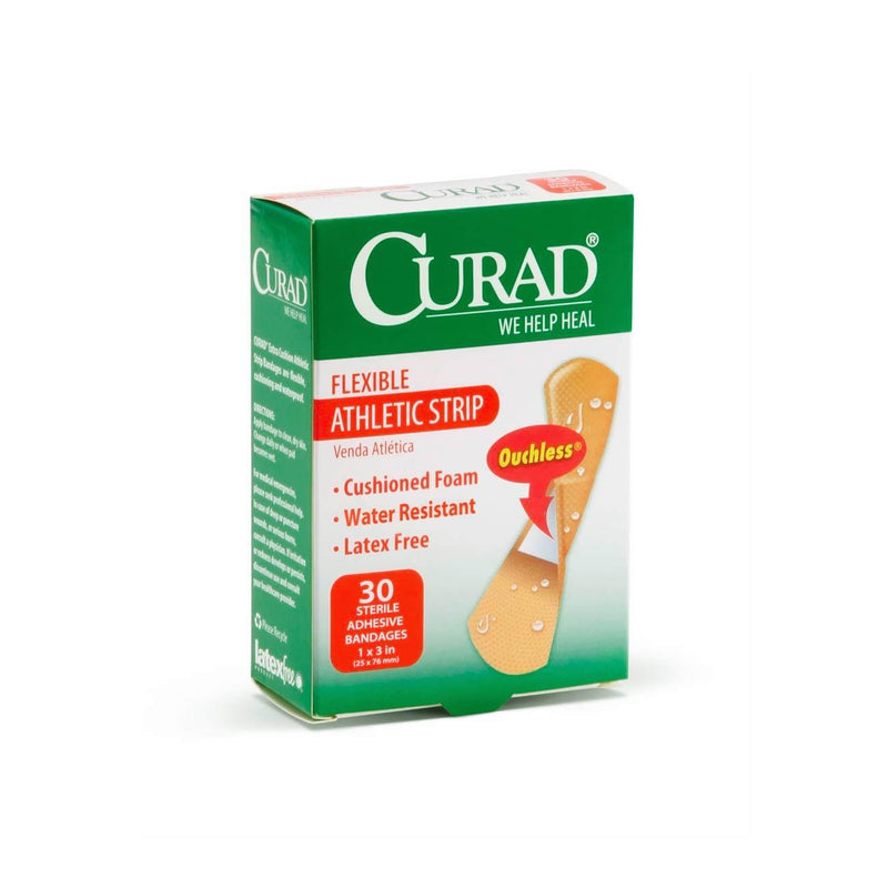 Curad Flexible Athletic Strip Bandages - Box of 30 - Skin Society {{ shop.address.country }}