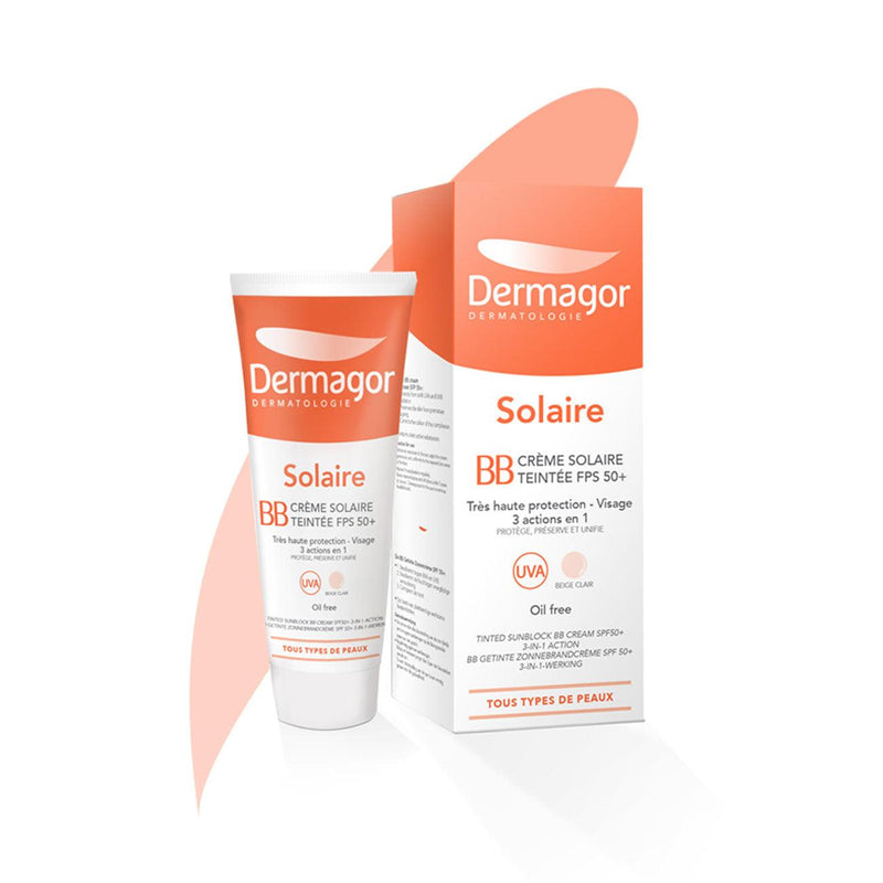 Dermagor BB Tinted Sun Cream SFP 50+ - Skin Society {{ shop.address.country }}