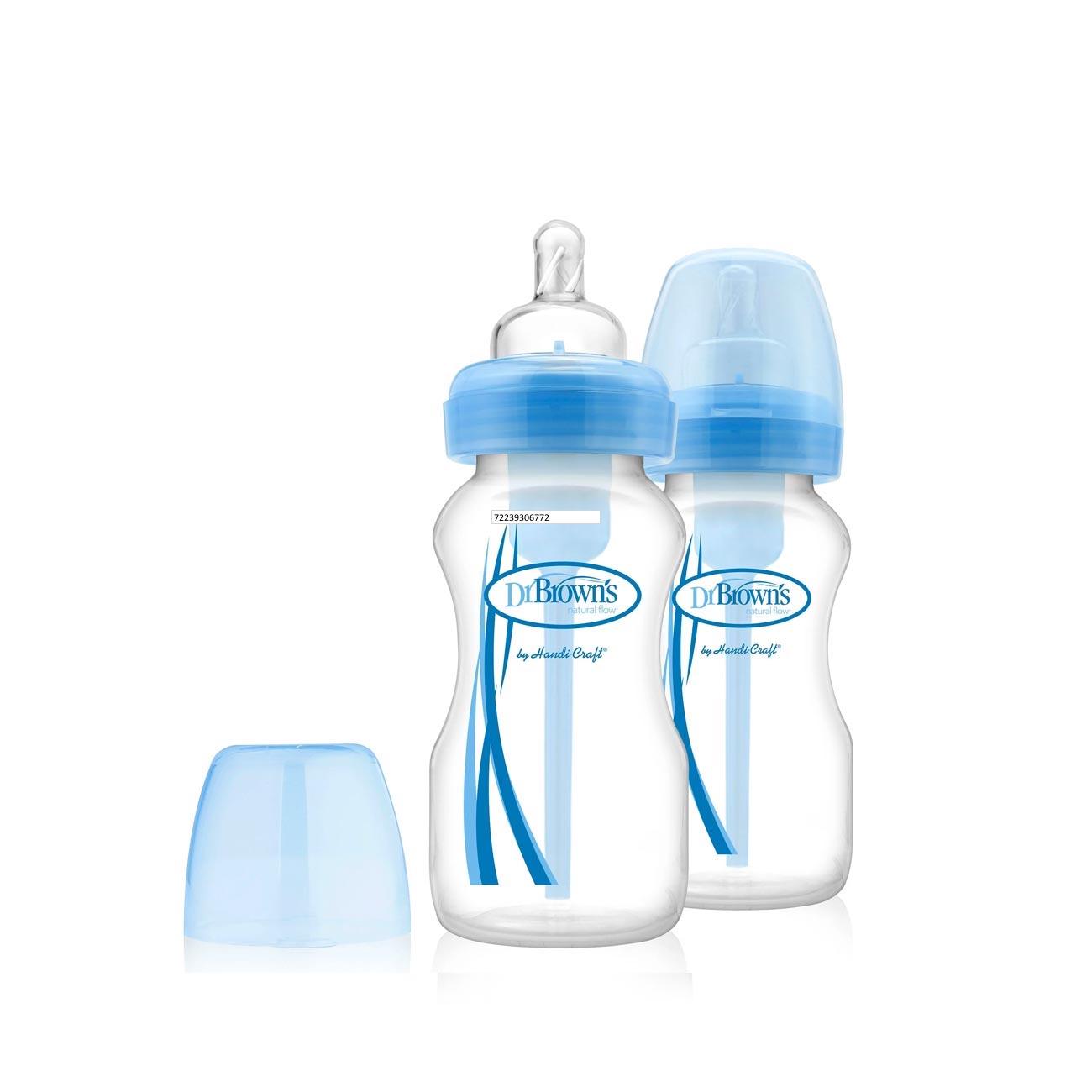 Dr. Brown's Options+ Anti-Colic Wide-Neck Baby Bottle - Pack of 2 - Skin Society {{ shop.address.country }}
