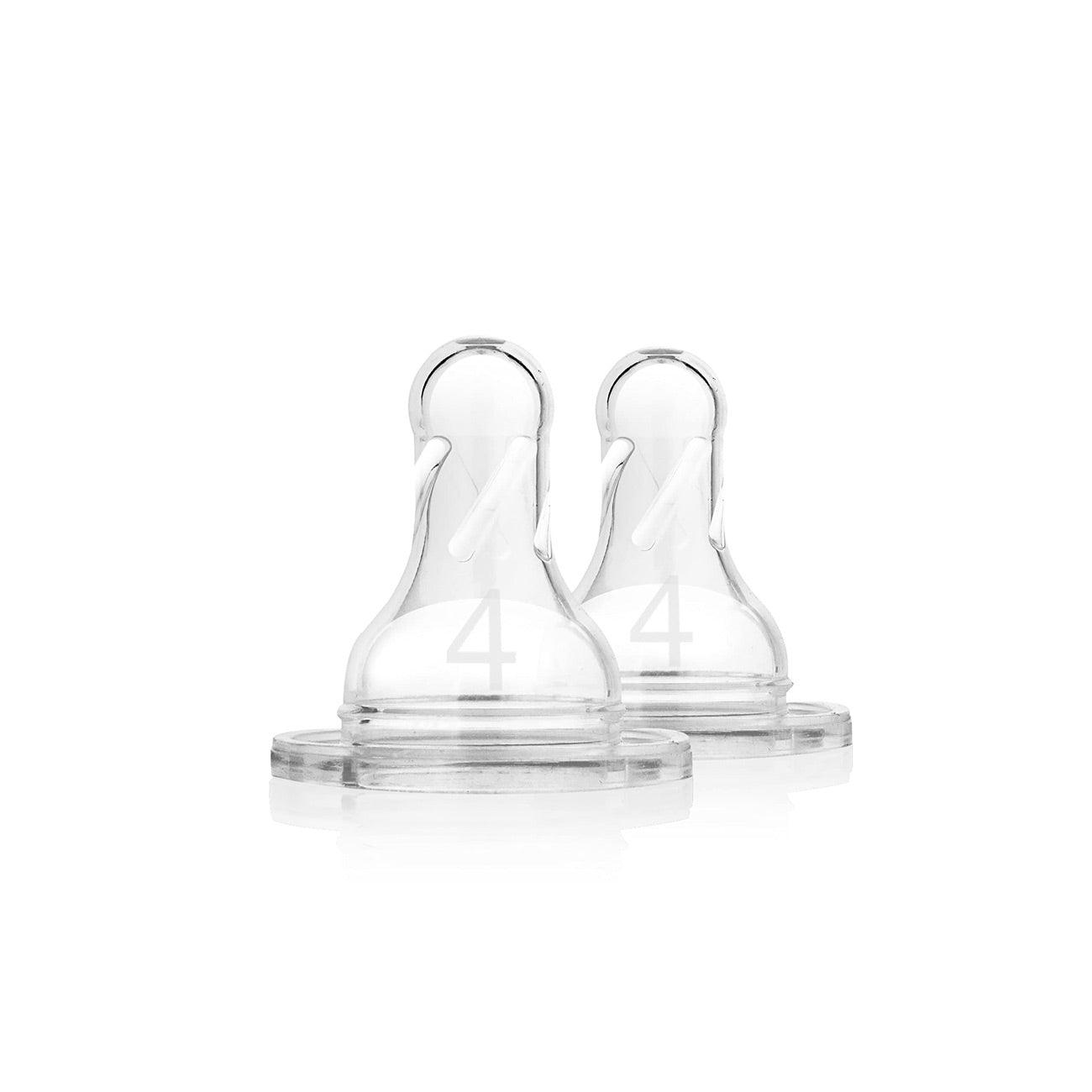 Dr. Brown's Replacement Nipples Narrow Level 4 - Pack of 2 - Skin Society {{ shop.address.country }}