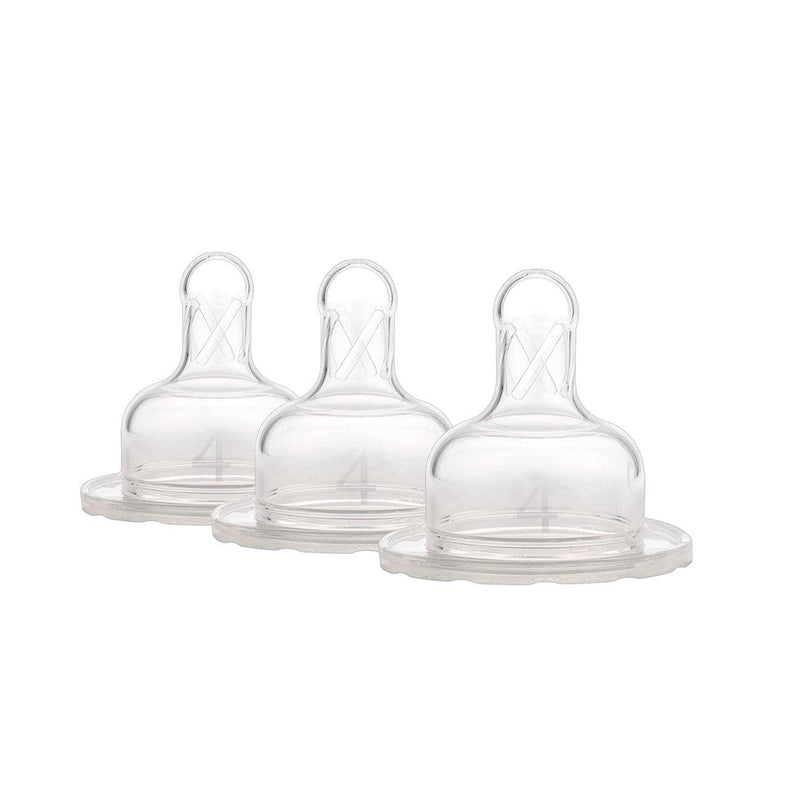 Dr. Brown's Replacement Nipples Wide-Neck Level 4 - Pack of 3 - Skin Society {{ shop.address.country }}