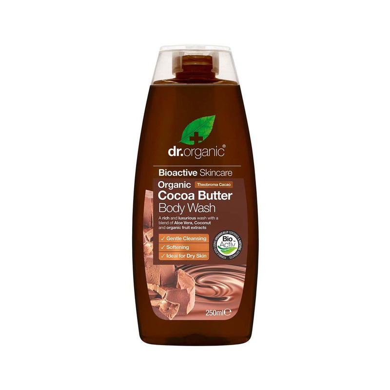 Dr Organic Cocoa Butter Body Wash - Skin Society {{ shop.address.country }}