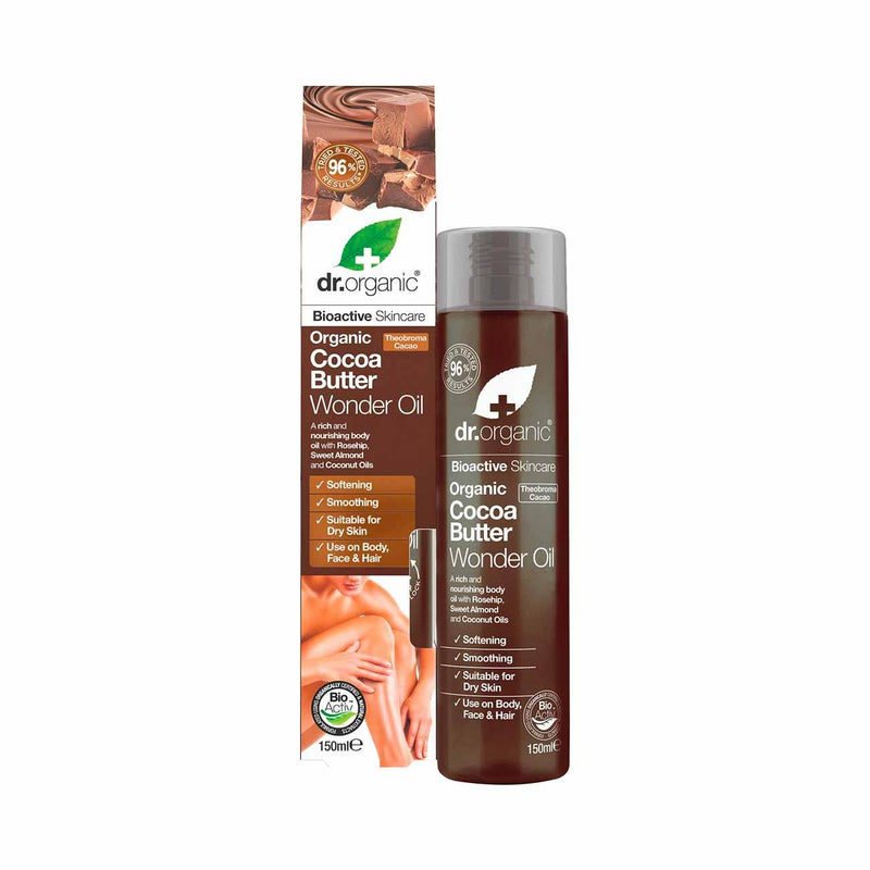 Dr Organic Cocoa Butter Wonder Oil - Skin Society {{ shop.address.country }}