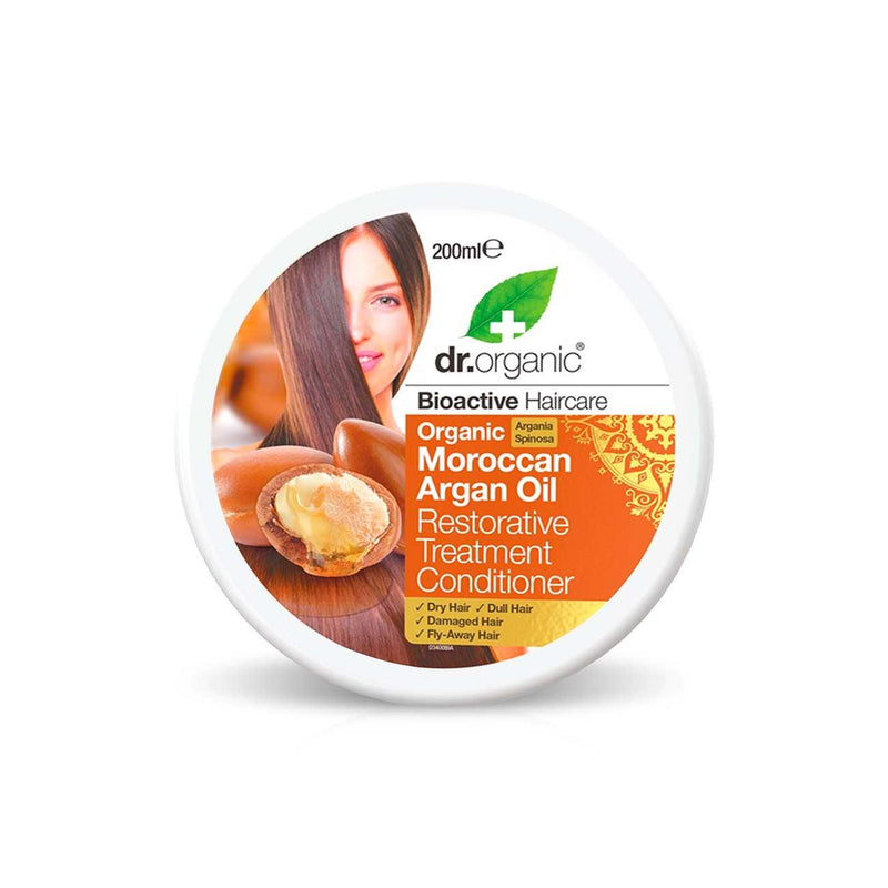Dr Organic Moroccan Argan Oil Hair Treatment Conditioner - Skin Society {{ shop.address.country }}