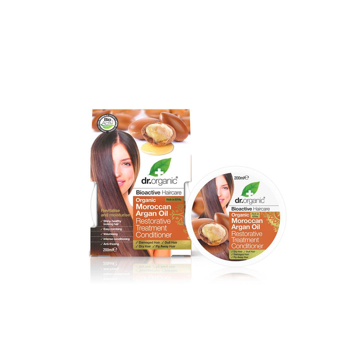 Dr Organic Moroccan Argan Oil Hair Treatment Conditioner - Skin Society {{ shop.address.country }}