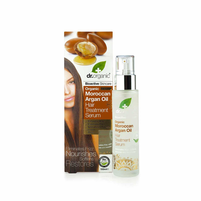 Dr Organic Moroccan Argan Oil Hair Treatment Serum - Skin Society {{ shop.address.country }}