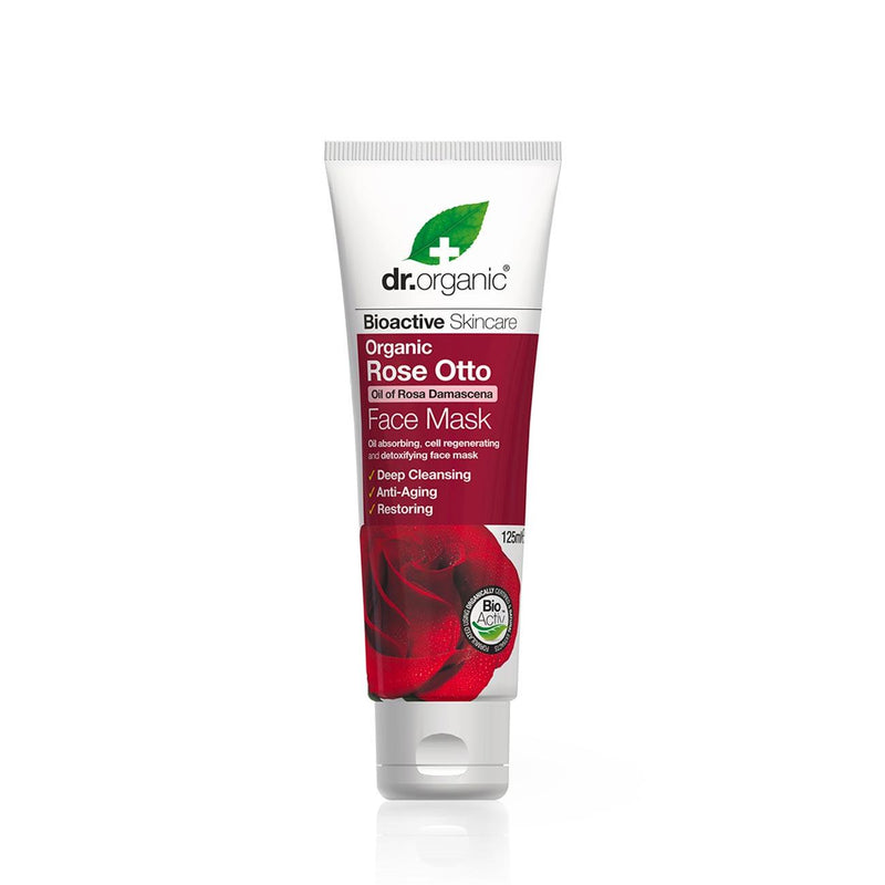 Dr Organic Rose Otto Face Mask - Skin Society {{ shop.address.country }}