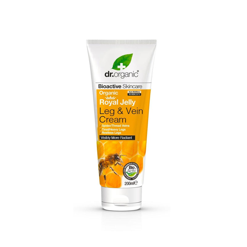 Dr Organic Royal Jelly Leg & Vein Cream - Skin Society {{ shop.address.country }}