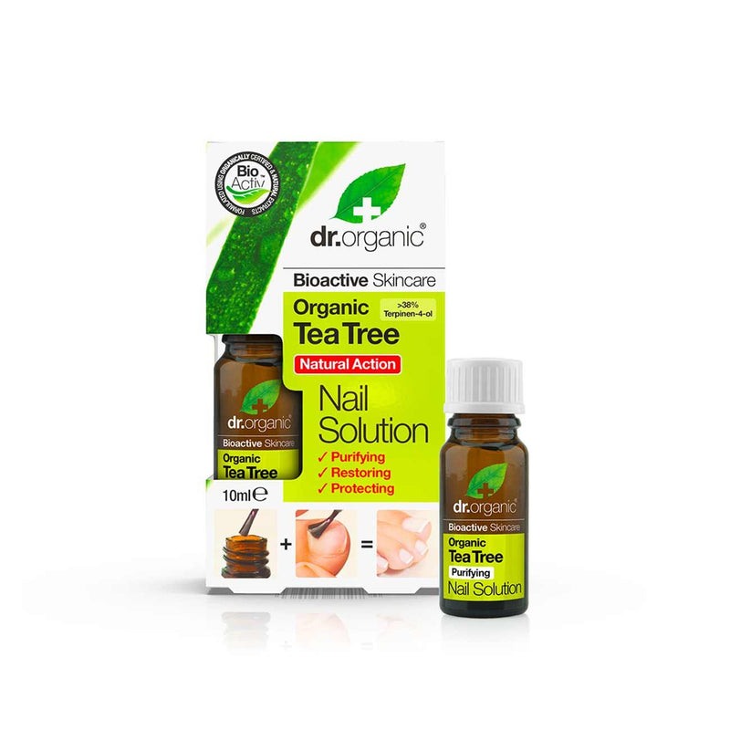 Dr Organic Tea Tree Nail Solution - Skin Society {{ shop.address.country }}