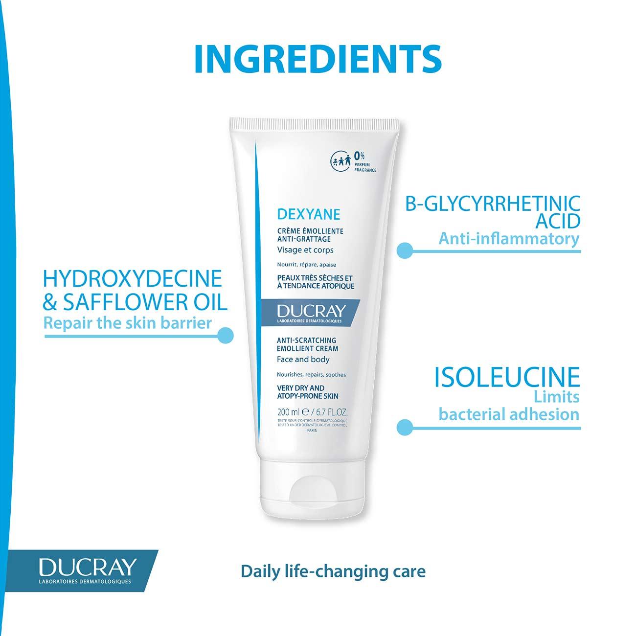 Ducray Dexyane Anti-Scratching Emollient Cream - Skin Society {{ shop.address.country }}