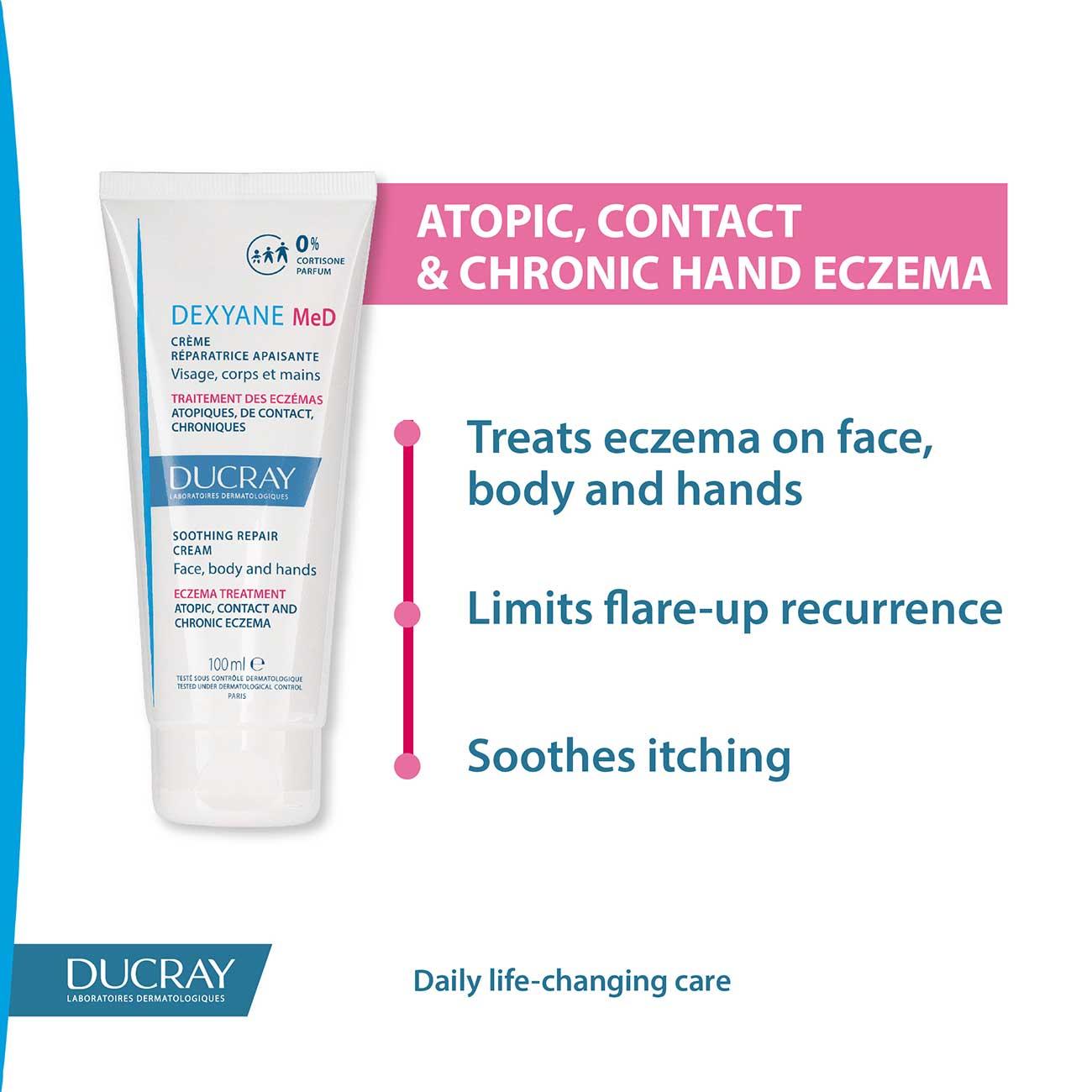 Ducray Dexyane MeD Soothing Repair Cream - Eczema Treatment - Atopic, Contact and Chronic Eczema - Skin Society {{ shop.address.country }}