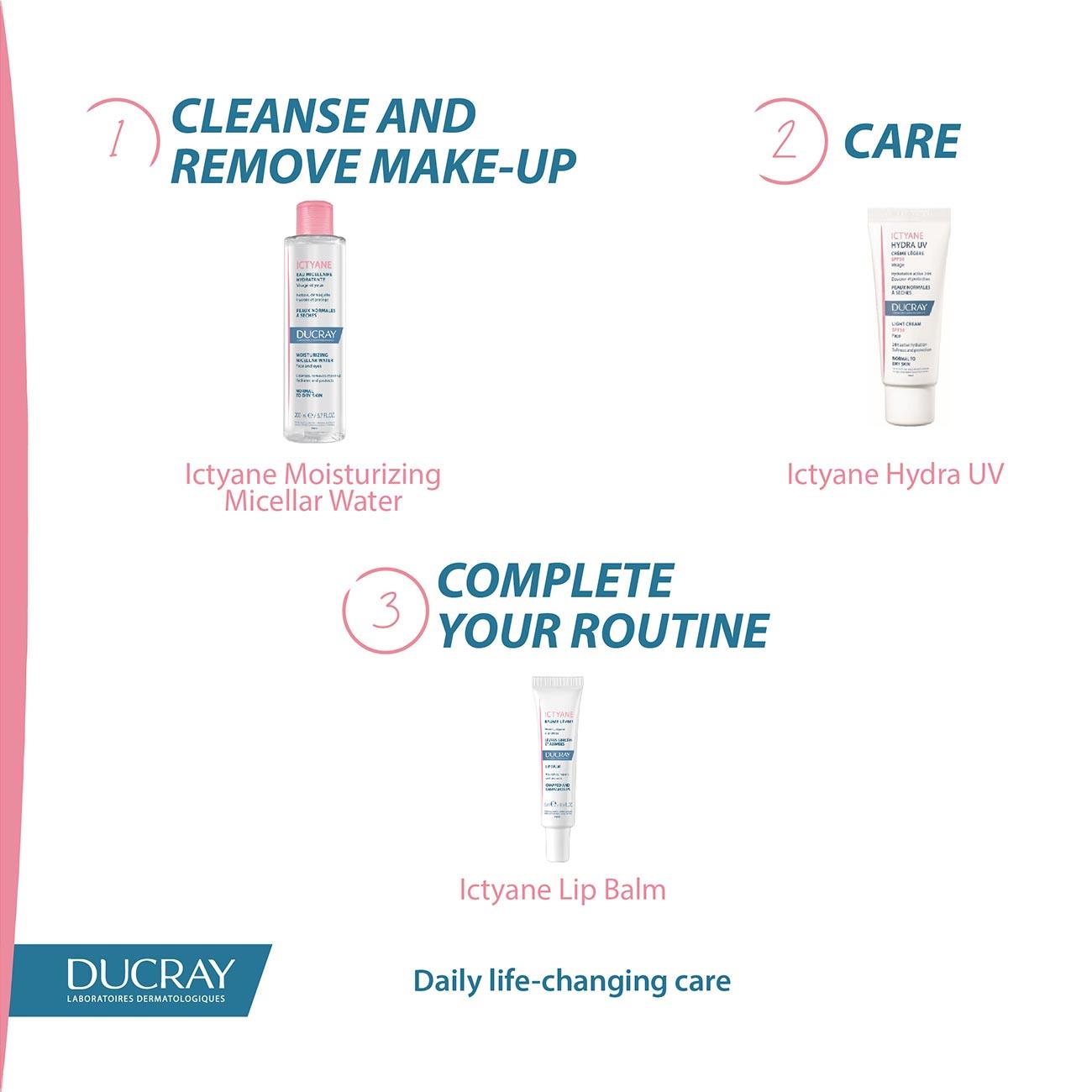 Ducray Ictyane Hydra UV Light Face Cream SPF30 - Skin Society {{ shop.address.country }}